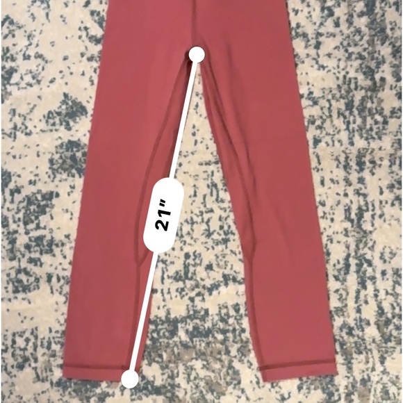 Lululemon High-Rise Wunder Under Full On Luxtreme in Chianti - Size 2 - Picture 9 of 16